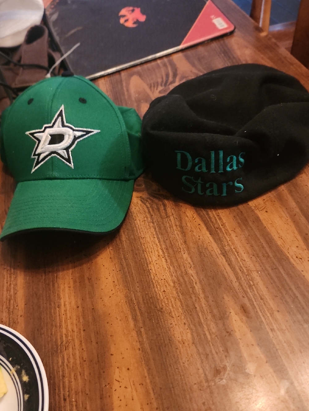 Russell Athletic Dallas Stars Green and Black Hat Set